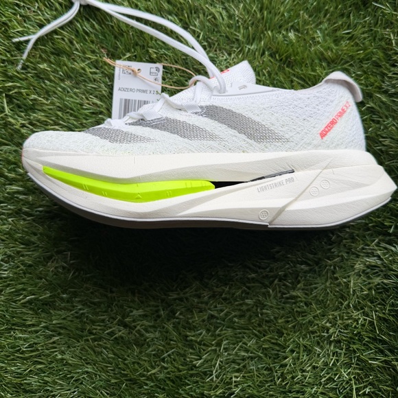 Men’s 5.5 Women’s 6.5 adidas Adizero Prime X 2.0 Strung ‘White Black Lucid Red'